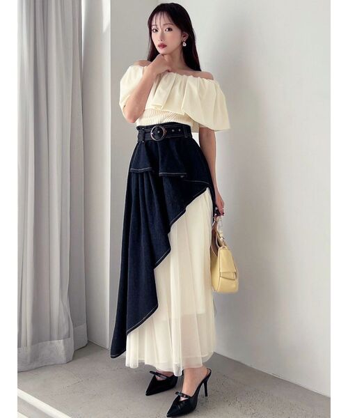 RESEXXY(リゼクシー)の「チュールボリュームスカート(スカート・レディース・ブラック/インディゴブルー・FREE)」の19枚目の写真