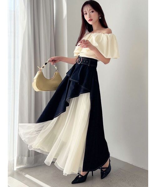 RESEXXY(リゼクシー)の「チュールボリュームスカート(スカート・レディース・ブラック/インディゴブルー・FREE)」の20枚目の写真