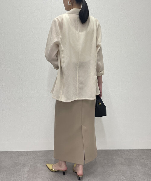 Loungedress - 【新品未使用】ラウンジドレスloungedressトップス＆スカートセット セール】パネルギャザースカート（スカート）｜LOUNGEDRESS
