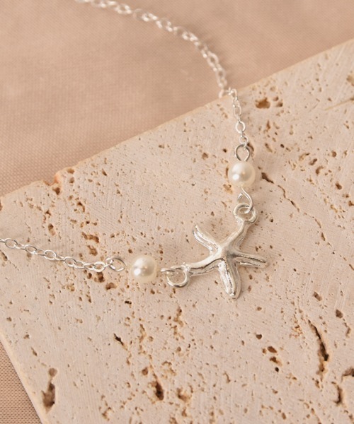 Mayree（メイリー）の「【float】ヒトデ×ミニパールビーズ デザイン シンプル アンクレット（アンクレット・レディース・ゴールド/シルバー・FREE）」の8枚目の写真