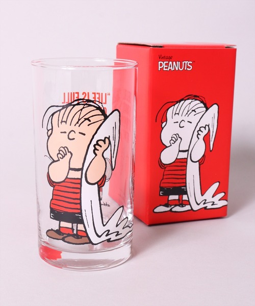 セール】(OS)【PEANUTS】キャラクター ガラス コップ[420ml