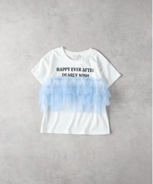 【VIVIAN BLUE】チュールドッキングTシャツ