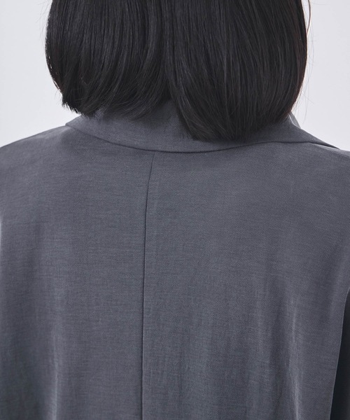 KATHARINE ROSS(キャサリンロス)の「【KATHARINE ROSS】サラらくジャケット(テーラードジャケット・レディース・ブラック/チャコールグレー・MEDIUM)」の10枚目の写真