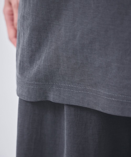 KATHARINE ROSS(キャサリンロス)の「【KATHARINE ROSS】サラらくジャケット(テーラードジャケット・レディース・ブラック/チャコールグレー・MEDIUM)」の6枚目の写真