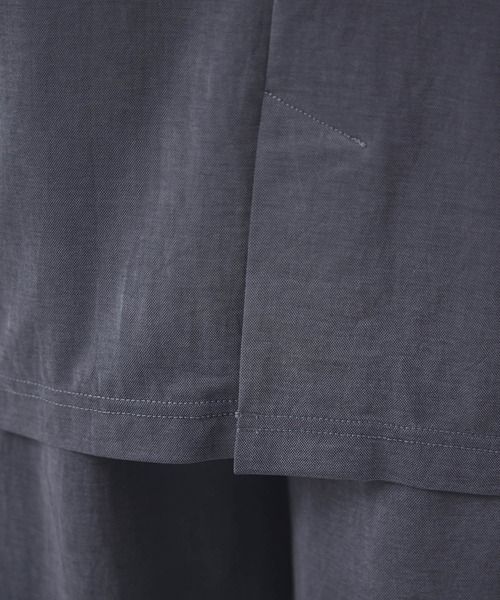 KATHARINE ROSS(キャサリンロス)の「【KATHARINE ROSS】サラらくジャケット(テーラードジャケット・レディース・ブラック/チャコールグレー・MEDIUM)」の5枚目の写真