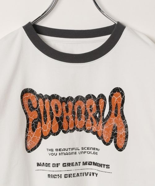 PAGEBOY（ページボーイ）の「リンガーロゴTシャツ（Tシャツ/カットソー・レディース・ブラック/オフホワイト/レッド系その他・FREE）」の17枚目の写真