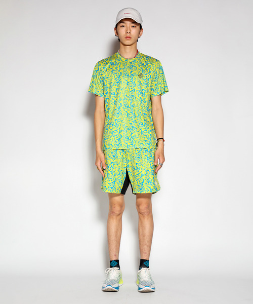 ELDORESO(エルドレッソ)の「Timothy Shorts / ティモシーショーツ(その他パンツ・メンズ・ライトブルー/イエロー・SMALL/MEDIUM)」の1枚目の写真