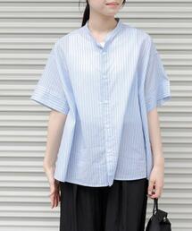 FORK&SPOON | FORK&SPOON　ワイド5分袖シャツ(シャツ/ブラウス)