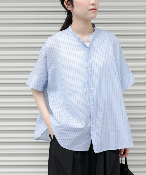 URBAN RESEARCH DOORS / アーバンリサーチ ドアーズ FORK&SPOON　ワイド5分袖シャツ アーバンリサーチ ドアーズ URBAN RESEARCH DOORS FORK&SPOON