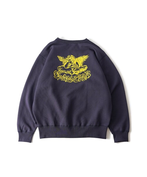 Subciety(サブサエティ)の「Angevil sweatshirt(ベスト・メンズ・ネイビー/ブラック/グレー・XX-LARGE/X-LARGE/LARGE/MEDIUM/SMALL)」の18枚目の写真