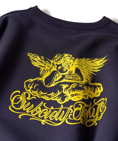 Subciety（サブサエティ）の「Angevil sweatshirt（スウェット・メンズ・ネイビー/ブラック/グレー・XX-LARGE/X-LARGE/LARGE/MEDIUM/SMALL）」の13枚目の写真