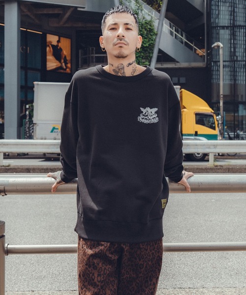 Subciety（サブサエティ）の「Angevil sweatshirt（スウェット・メンズ・ネイビー/ブラック/グレー・XX-LARGE/X-LARGE/LARGE/MEDIUM/SMALL）」の14枚目の写真