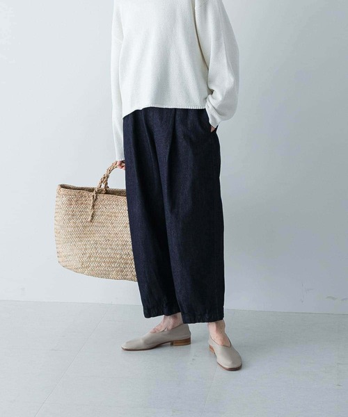 信頼への信頼 デニムクロップドパンツ（その他パンツ）｜かぐれ（カグレ）の パンツ