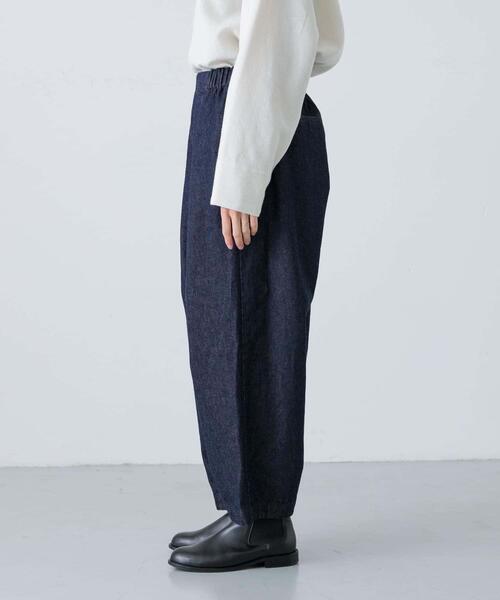 かぐれ（カグレ）の「デニムクロップドパンツ（デニムパンツ・レディース・インディゴブルー・FREE）」の10枚目の写真