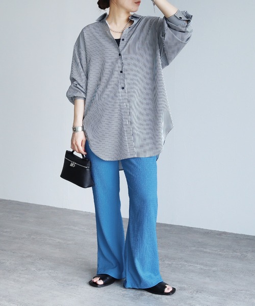 reca（レカ）の「カラーフレアパンツ（その他パンツ・レディース・ブラック/アイボリー/イエロー/ブルー・FREE）」の10枚目の写真