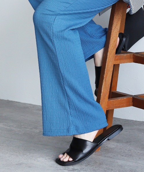 reca（レカ）の「カラーフレアパンツ（その他パンツ・レディース・ブラック/アイボリー/イエロー/ブルー・FREE）」の9枚目の写真