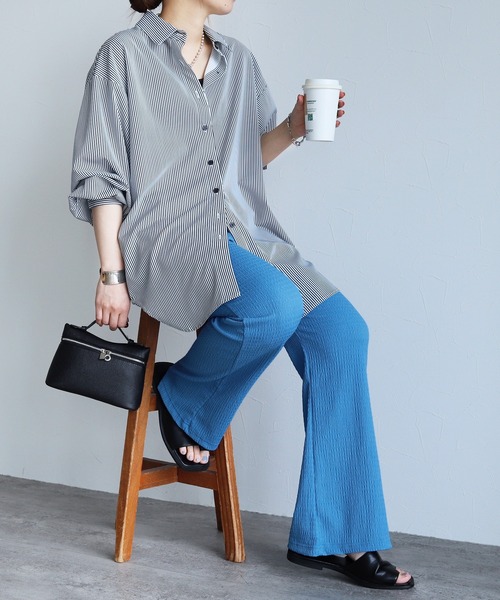 reca（レカ）の「カラーフレアパンツ（その他パンツ・レディース・ブラック/アイボリー/イエロー/ブルー・FREE）」の11枚目の写真