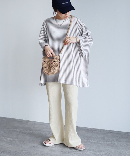 reca（レカ）の「カラーフレアパンツ（その他パンツ・レディース・ブラック/アイボリー/イエロー/ブルー・FREE）」の5枚目の写真