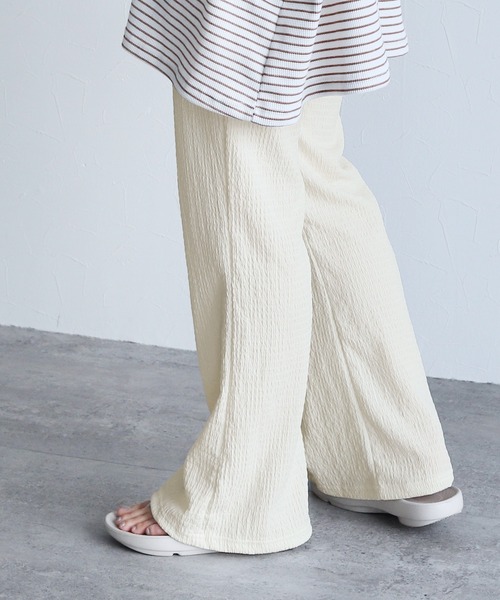 reca（レカ）の「カラーフレアパンツ（その他パンツ・レディース・ブラック/アイボリー/イエロー/ブルー・FREE）」の7枚目の写真