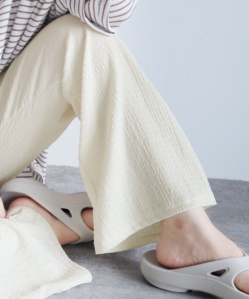 reca（レカ）の「カラーフレアパンツ（その他パンツ・レディース・ブラック/アイボリー/イエロー/ブルー・FREE）」の6枚目の写真