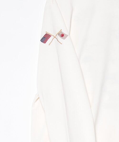 AVIREX（アヴィレックス）の「《SOUVENIR COLLECTION》WASHED T-SHIRT "FAR EAST TOUR" / ウォッシュド 長袖Tシャツ "ファーイーストツアー" / AVIREX / アヴィレックス（Tシャツ/カットソー・メンズ・オフホワイト/ネイビー・XX-LARGE/X-LARGE/LARGE/MEDIUM）」の22枚目の写真