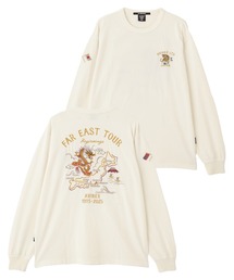 AVIREX | 《SOUVENIR COLLECTION》WASHED T-SHIRT "FAR EAST TOUR" / ウォッシュド 長袖Tシャツ "ファーイーストツアー" / AVIREX / アヴィレックス(Tシャツ/カットソー)