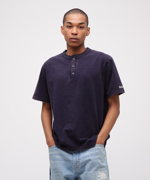 AVIREX（アヴィレックス）の「《SOUVENIR COLLECTION》WASHED T-SHIRT "FAR EAST TOUR" / ウォッシュド 長袖Tシャツ "ファーイーストツアー" / AVIREX / アヴィレックス（Tシャツ/カットソー・メンズ・オフホワイト/ネイビー・XX-LARGE/X-LARGE/LARGE/MEDIUM）」の9枚目の写真