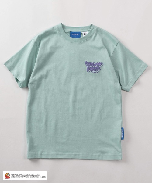 Tom&Jerry(トムアンドジェリー)の「【72】【TOM and JERRY/トムとジェリー】ストリートコーデ ラバー&発泡プリント Tシャツ/バックプリント(Tシャツ/カットソー・メンズ・ブラック/ブルー/ホワイト/グリーン/ブラック系1/スカイブルー系/ブラック系/ホワイト系/ホワイト系1/レッド系・M/L/XL/S)」の11枚目の写真