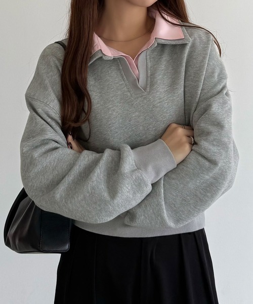 Diante オーバーサイズ スウェット トップス DIANTE ロゴ