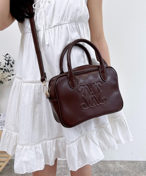 INGNI(イング)の「ロゴボストンバッグ(ハンドバッグ・レディース・ブラック/ブラウン・ONE SIZE)」の14枚目の写真