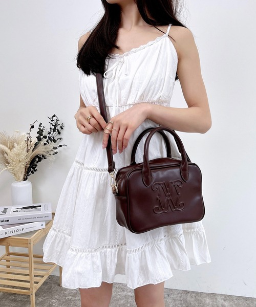 INGNI(イング)の「ロゴボストンバッグ(ハンドバッグ・レディース・ブラック/ブラウン・ONE SIZE)」の15枚目の写真