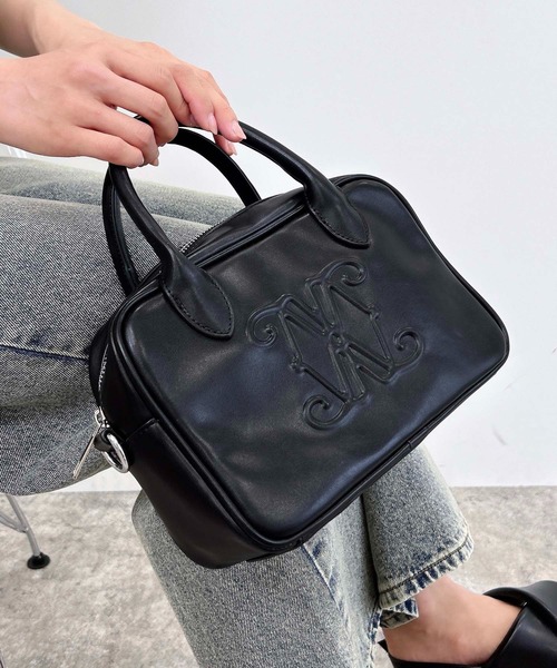 INGNI(イング)の「ロゴボストンバッグ(ハンドバッグ・レディース・ブラック/ブラウン・ONE SIZE)」の6枚目の写真