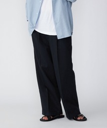 45R リネンパンツ　ネイビー　紺色 45R】パンツ｜1977年創業、日本の服。丈夫で長持ち、気持ちの