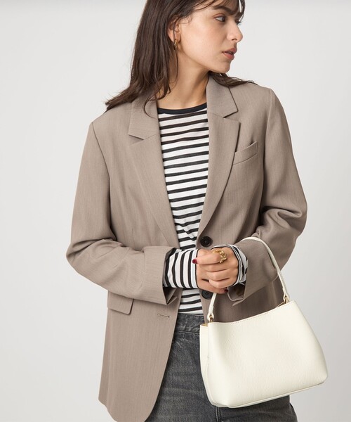 MARCO BIANCHINI（マルコビアンチーニ）の「＜MARCO BIANCHINI＞ボックス バッグ（トートバッグ・レディース・ダークブラウン/オフホワイト/ダークグレー・FREE）」の14枚目の写真