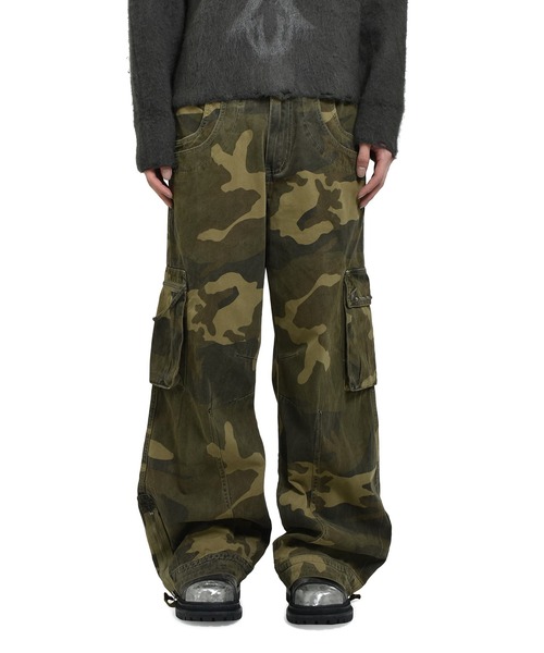 Jaded London カモフラージュカーゴパンツ TROOPER CAMO CARGO PANT（カーゴパンツ）｜Jaded London