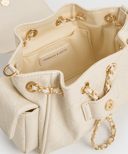 CHARLES&KEITH Duoドゥオ ツーウェイフロントフラップバックパック CHARLES&KEITH Duoドゥオツーウェイフロントフラップバック