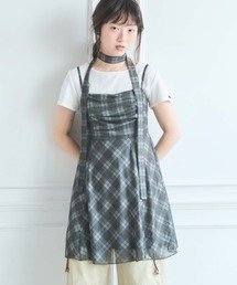 archives | ’チュールチェックミニキャミワンピース’(ワンピース)