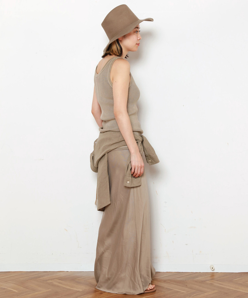 EVERYDAY I LIKE.（エヴリディアイライク）の「*Vintage Tank top（Tシャツ/カットソー・レディース・ブラック系その他/タン/ベージュ・FREE）」の7枚目の写真