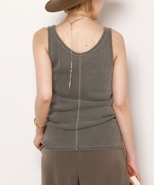 EVERYDAY I LIKE.（エヴリディアイライク）の「*Vintage Tank top（Tシャツ/カットソー・レディース・ブラック系その他/タン/ベージュ・FREE）」の15枚目の写真