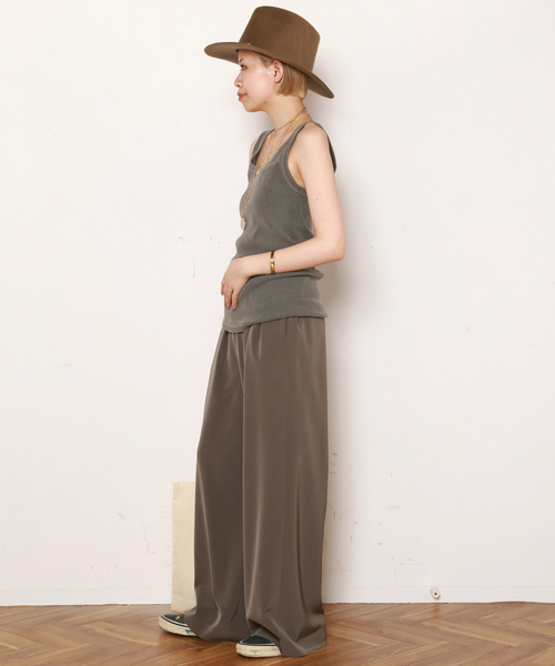 EVERYDAY I LIKE.（エヴリディアイライク）の「*Vintage Tank top（Tシャツ/カットソー・レディース・ブラック系その他/タン/ベージュ・FREE）」の17枚目の写真