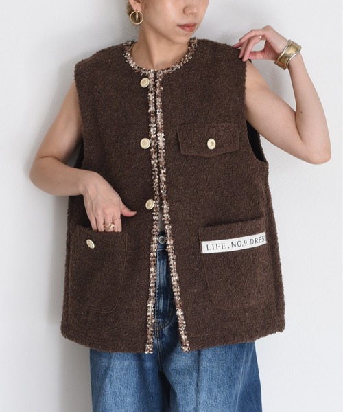 エイミーロウ♡ジレ ベスト Eimee Law（エイミーロウ）の「フェイク