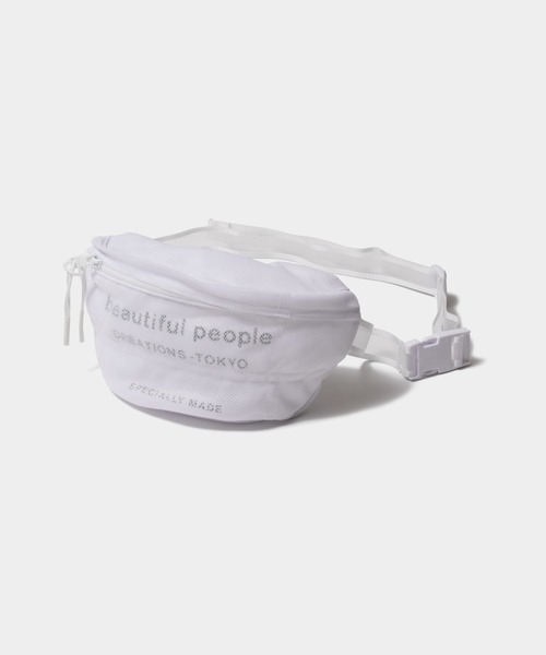 beautiful people（ビューティフルピープル）の「nothing to hide     body bag（ボディバッグ/ウエストポーチ・レディース・ブラック/ホワイト・FREE）」の3枚目の写真