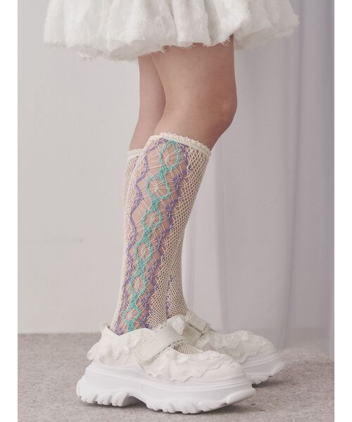 frill strap sneakers（スニーカー）｜merry jenny（メリー