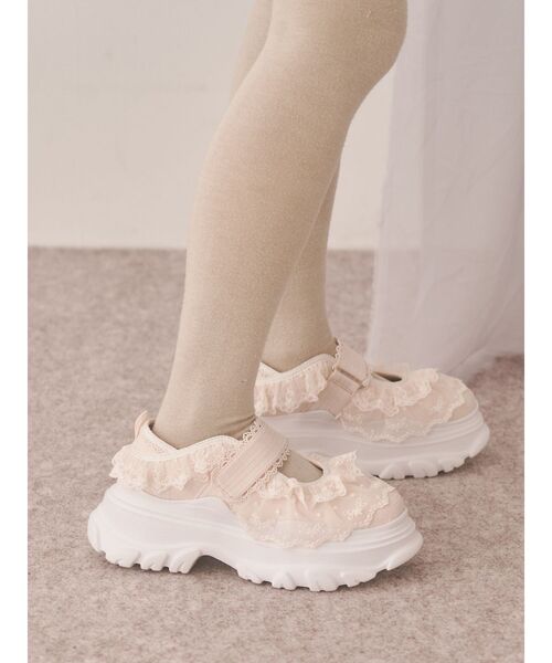 メリージェニー　frill back strap sandal sneakers セール】frill back strap sandal sneakers（サンダル）｜merry