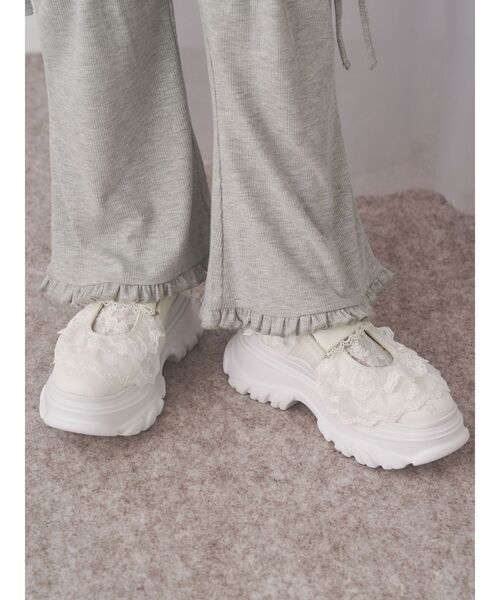 frill strap sneakers（スニーカー）｜merry jenny（メリー