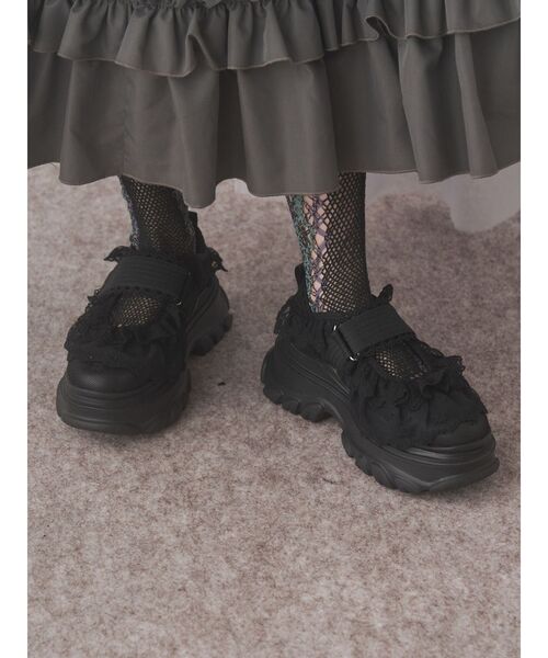 frill strap sneakers（スニーカー）｜merry jenny（メリー