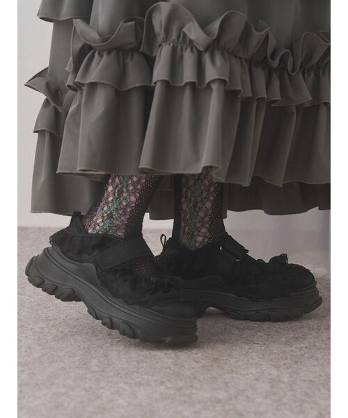 セール】frill strap sneakers（スニーカー）｜merry jenny
