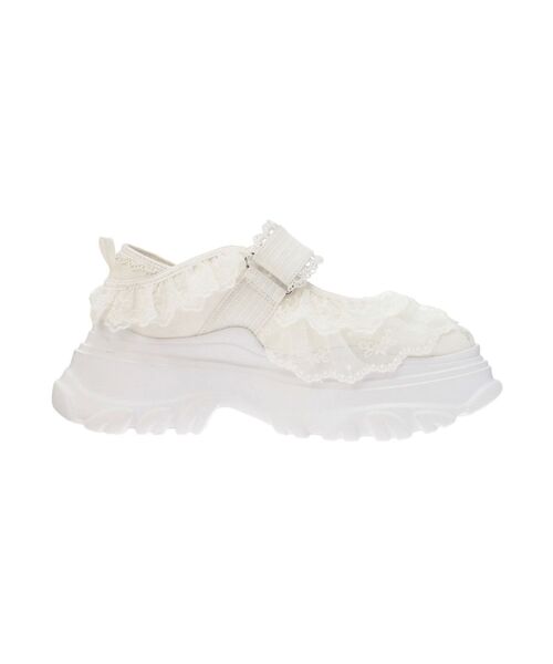 merryjenny メリジェニfrill strap sneakers 靴 frill strap sneakers（スニーカー）｜merry jenny（メリージェニー