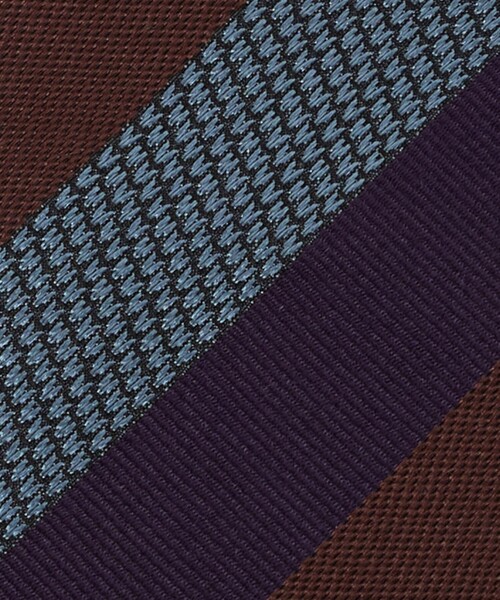 UNITED ARROWS(ユナイテッドアローズ)の「レジメンタル ストライプ ネクタイ(ネクタイ・メンズ・グレー系/パープル・FREE)」の5枚目の写真