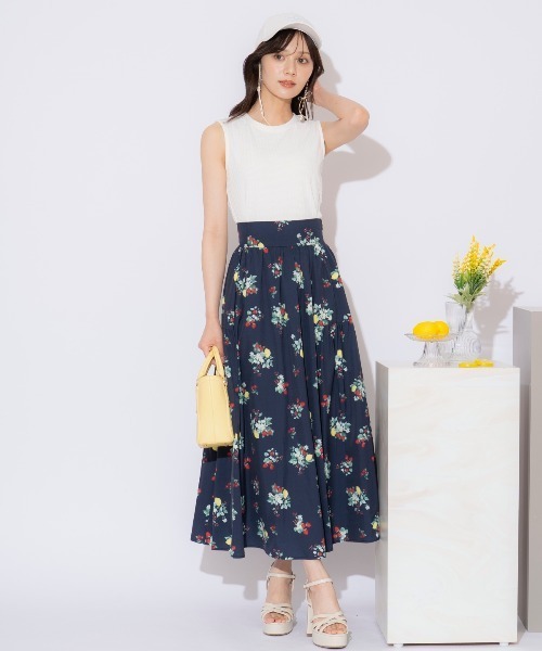 WILLSELECTION(ウィルセレクション)の「ランダムテレコノースリーブトップス(キャミソール・レディース・レッド/ブラック/オフホワイト・FREE)」の4枚目の写真